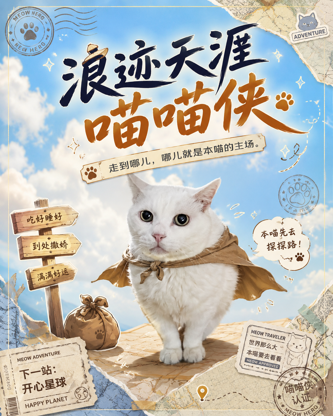 晴空探路固定底板效果示例